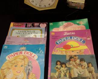 Vintage Paper Doll Books