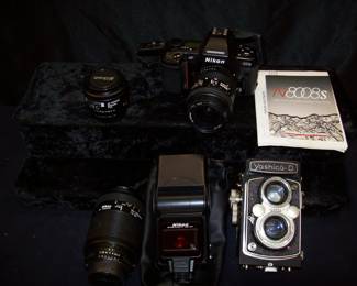 Nikon Camera and Lenses Vintage Camera