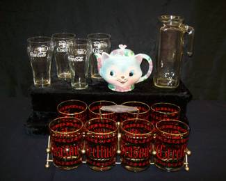 Season's Greetings Glasses in rack