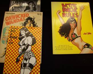 Vintage Bettie Page Comic Books