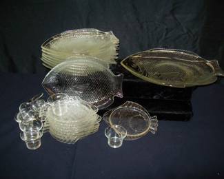 Fish Appetizer Snack Plates