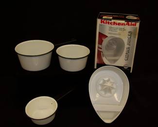 Kitchen Aid Juicer White Enamelware