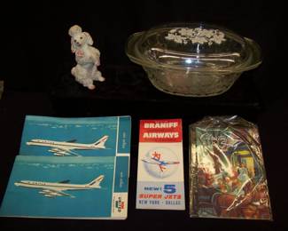 Vintage Airlines Fliers Vintage Spaghetti Poodle