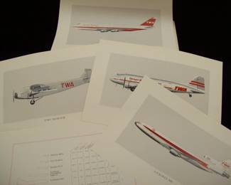 TWA prints