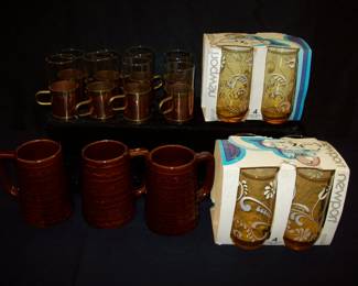Vintage glassware