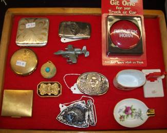 Belt Buckles Vintage Compacts