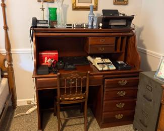 Antique Roll Top Desk-$75 