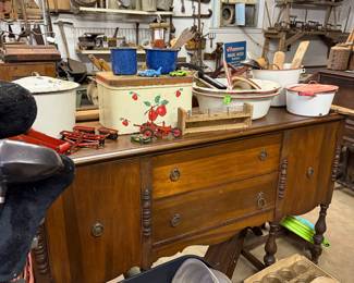 Antique sideboard -$120