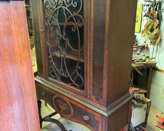 Antique Curio Cabinet -$125