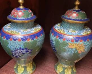 Pair Ginger Jars
