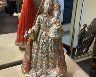 Holy Mary w/ child.  R. Marioni - Italy.