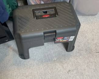 All-in-one tool box step stool