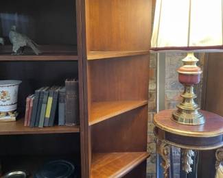 End 'corner' bookcase - 106 x 29 x 17"