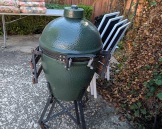 Big Egg Grill.... well used.