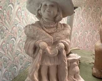 "Austin" Dressing up Girl Sculpture