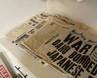 Honolulu Statesman Newspaper - Oahu bombed