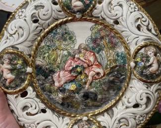 Capodimonte 'limited edition' plate -125/1366.