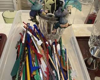 Swizzle 'til you fizzle - swizzle sticks from various places