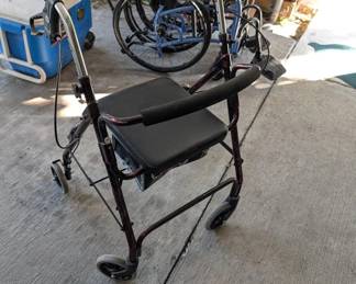 Collapsible walker. Good Condition