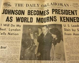 The Daily Oklahoman - Johnson Sworn in as President