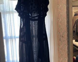 Vintage Black 'see-thru dress'