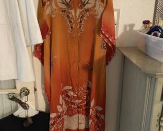 Lovely Silk Lounging Dress