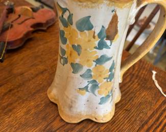 Hand-Painted Floral Pitcher – Cask Family USA