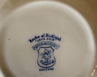 Royal Warwick Lochs of Scotland - Loch Oich plate made in England