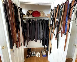 Belts, hats, and shoes!