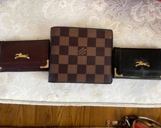 Louis Vuitton purse and longchamp key bag