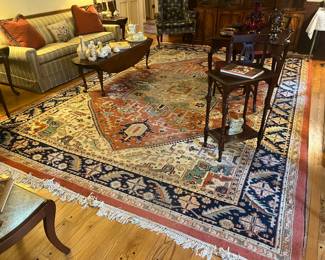 10' x 14' Heriz rug (India)