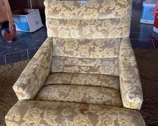 This chair has the same shape, but different fabric as the previous chair.  