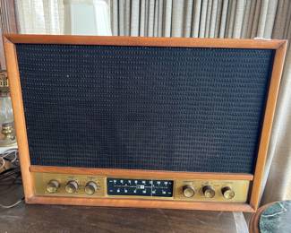 This AM/FM receiver is by Curtis Mathes.