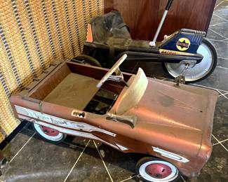 This sedan pedal car is the other way to keep your young one busy.