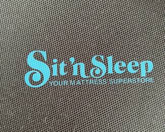 ...and the Sit 'n Sleep mattress logo.  