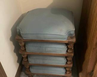 Vintage foot stools 