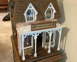 General Store doll house with furniture 