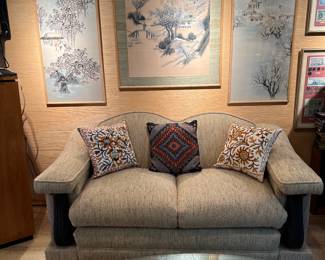 Love seat and couch