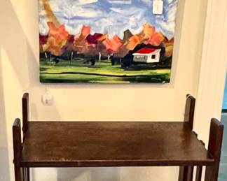 Mark White originals, mission bookcase, POTTERY