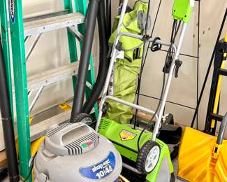 Shop Vac, Snow Blower, Ladders, Shovles