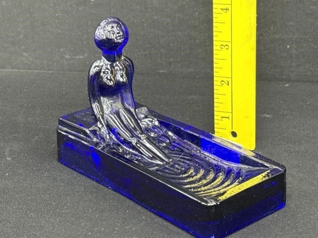 Heinrich Hoffman Cobalt Blue Soap Dish RARE