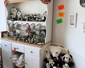 very large collection of panda bears