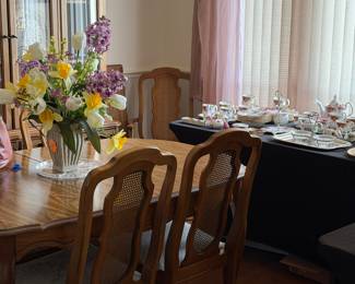 dining room set with matching China cabinet