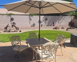 Patio Set with umbrella