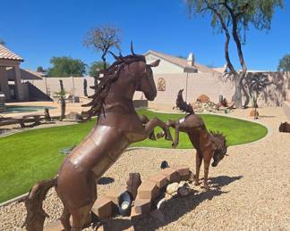 Metal Horses Art