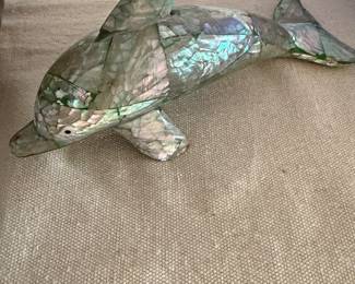 Mother of Pearl Dolphin