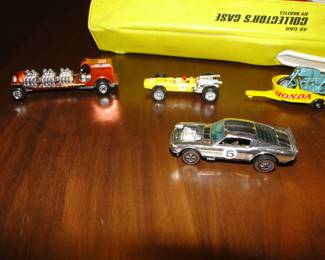 Various other Matchbox and Hot Wheel cars