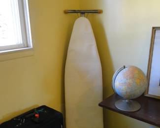 Ironing board and Globe