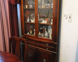 Another corner cabinet, with no Lladro
