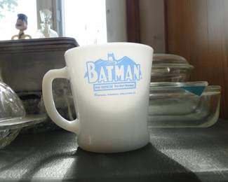Fire King 1960's Batman Mug